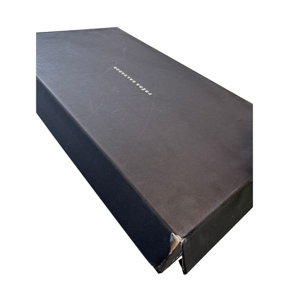 FREDA SALVADOR Rita Black Suede Block Heel Boots Comfort, Size 7 MSRP $595" - Picture 10 of 10